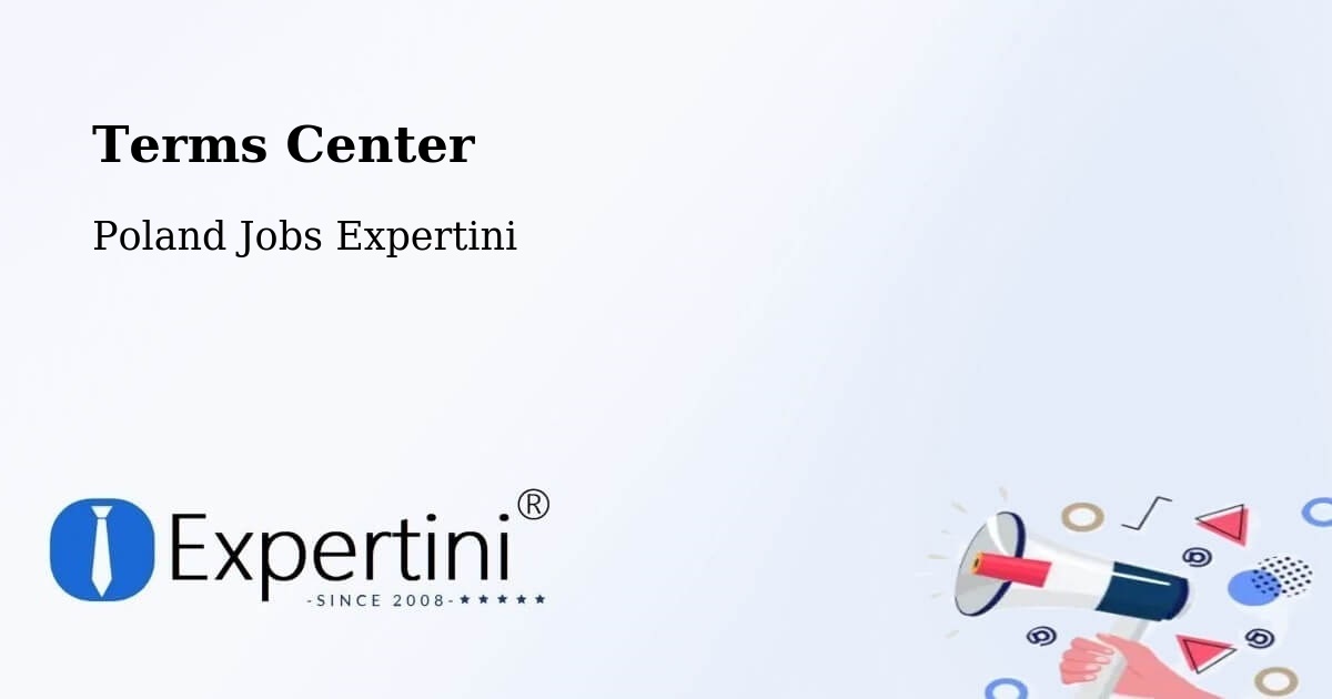 Terms of Service – Gorzyce - Poland Jobs Expertini
